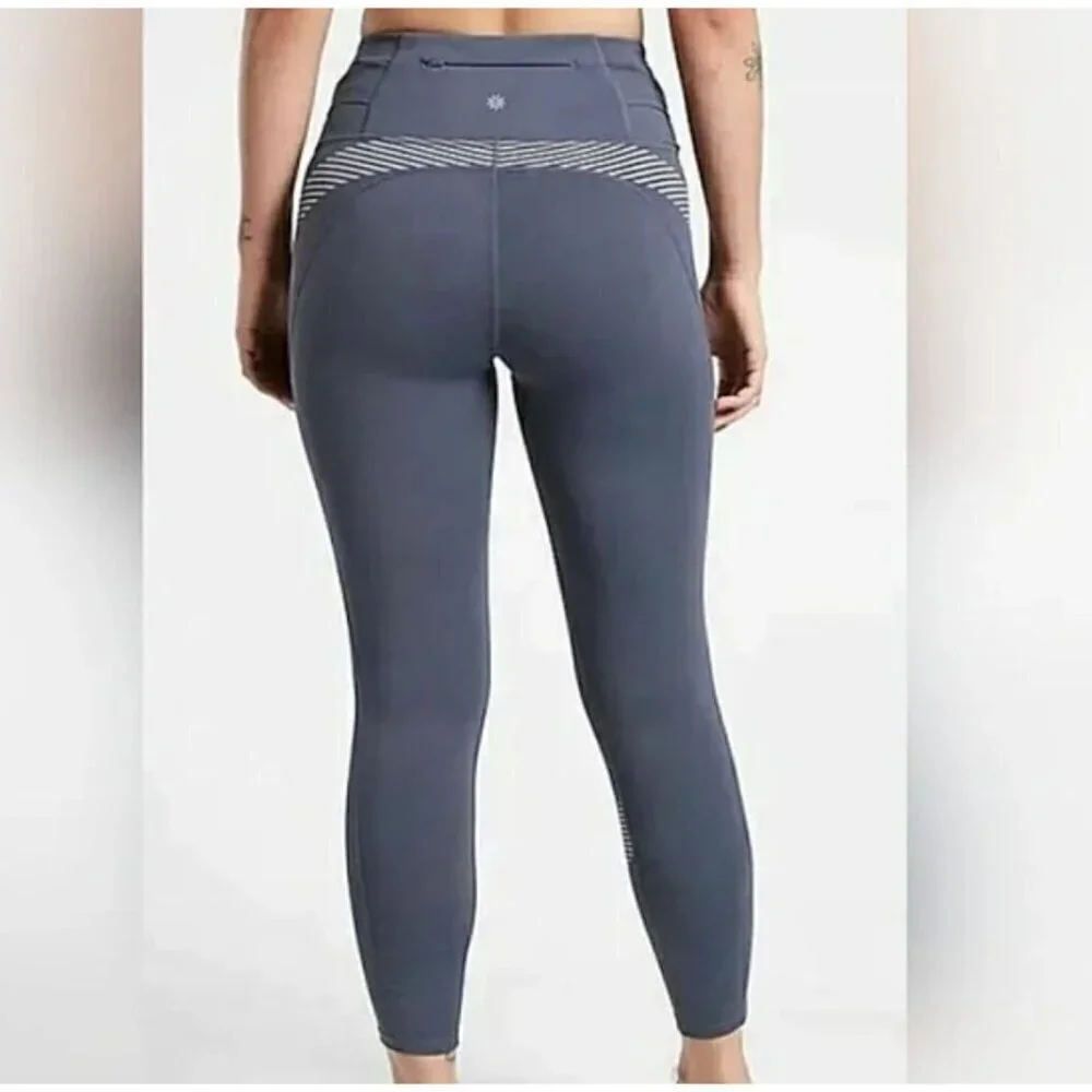 Athleta Allyson Felix Legend Leggings 7/8 Tights Womens size 1X Blue NWT